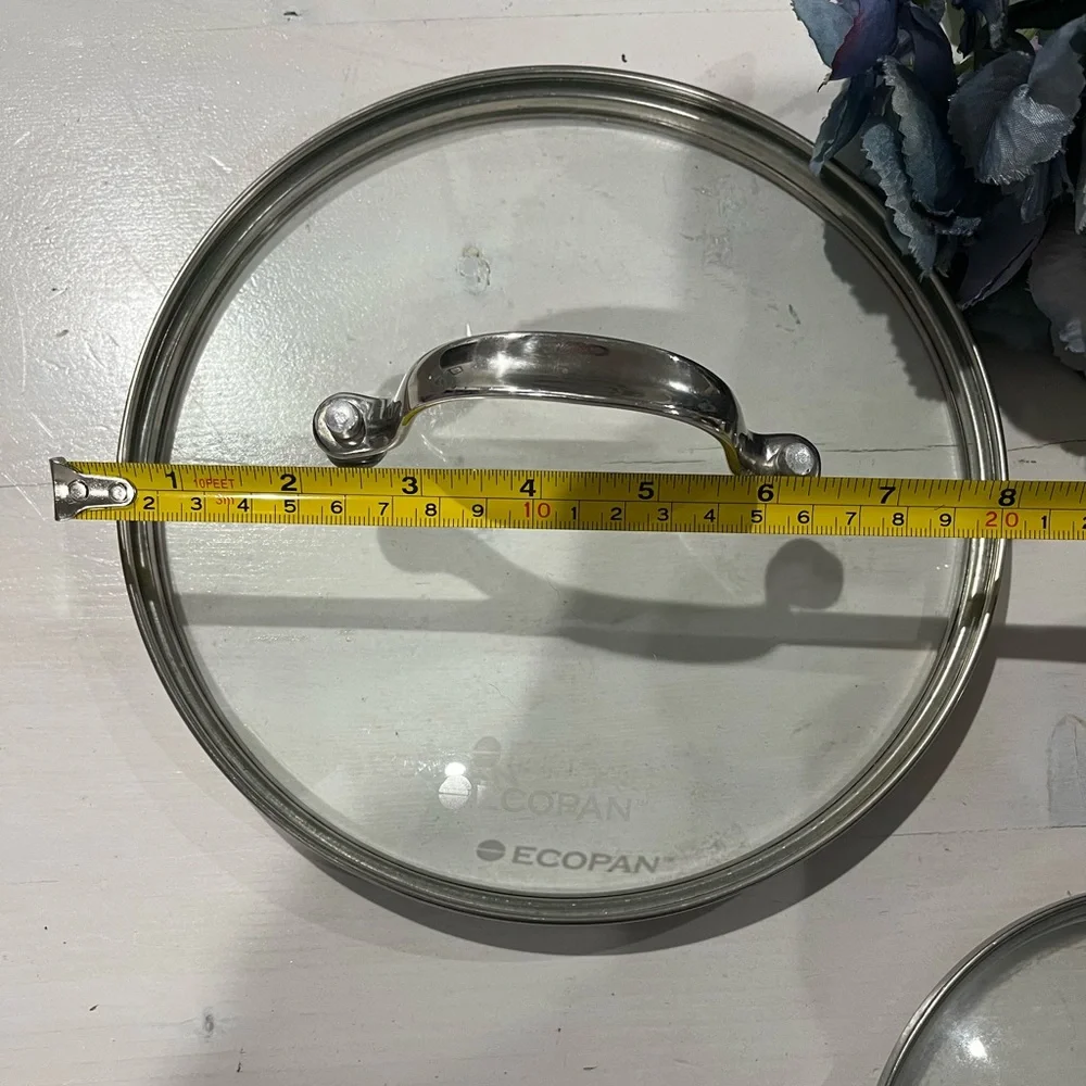 Ecopan Glass Replacement Lid‎ with Handle bundle